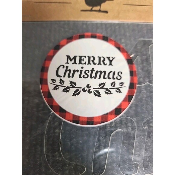 NEW JRV  15mil Reusable Merry Christmas Stencil 11.5x7 - Picture 1 of 3